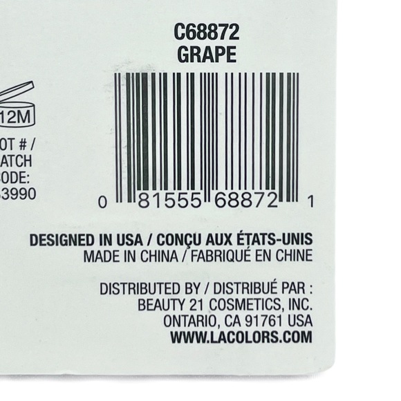 L.A. COLORS Cutie Scented Lip Balm Strawberry & Grape Set of 2 Unopened - Picture 5 of 7